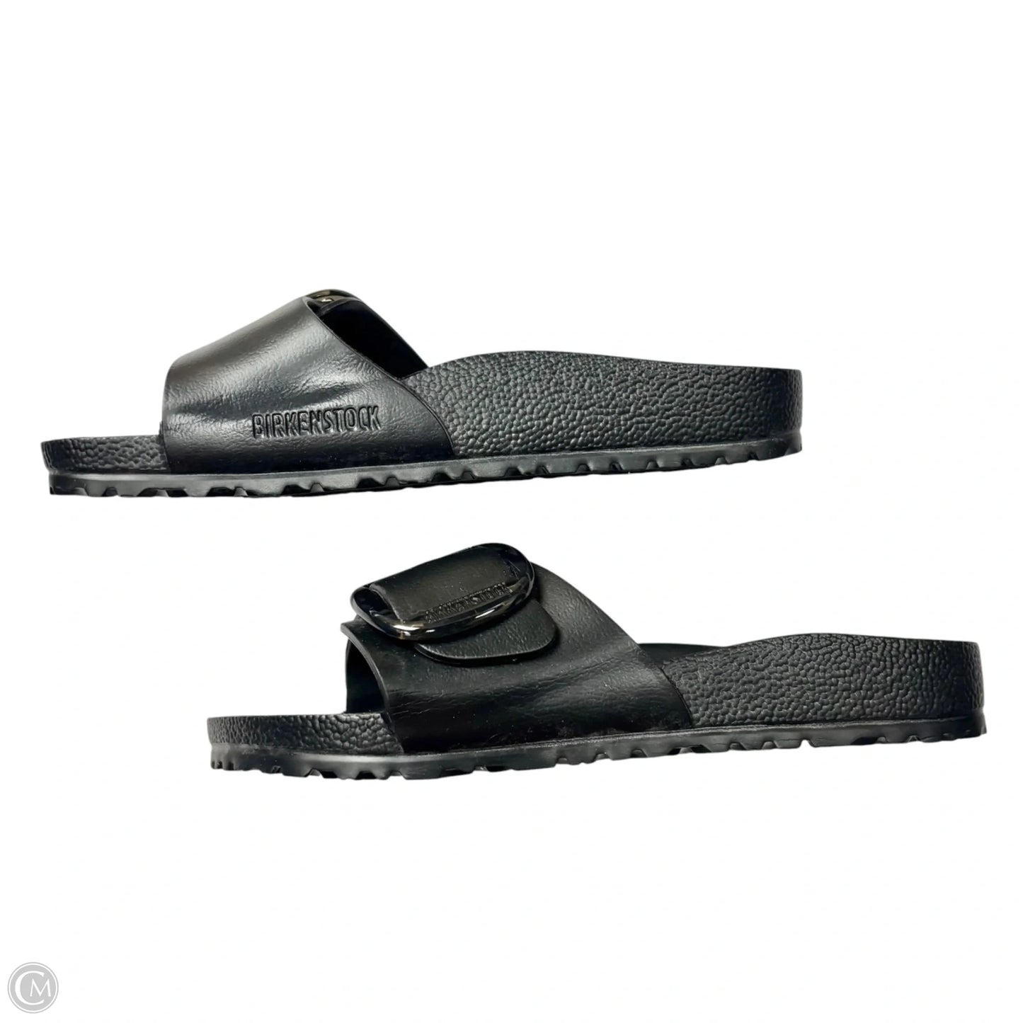 Sandals Flats By Birkenstock In Black, Size: 9.5