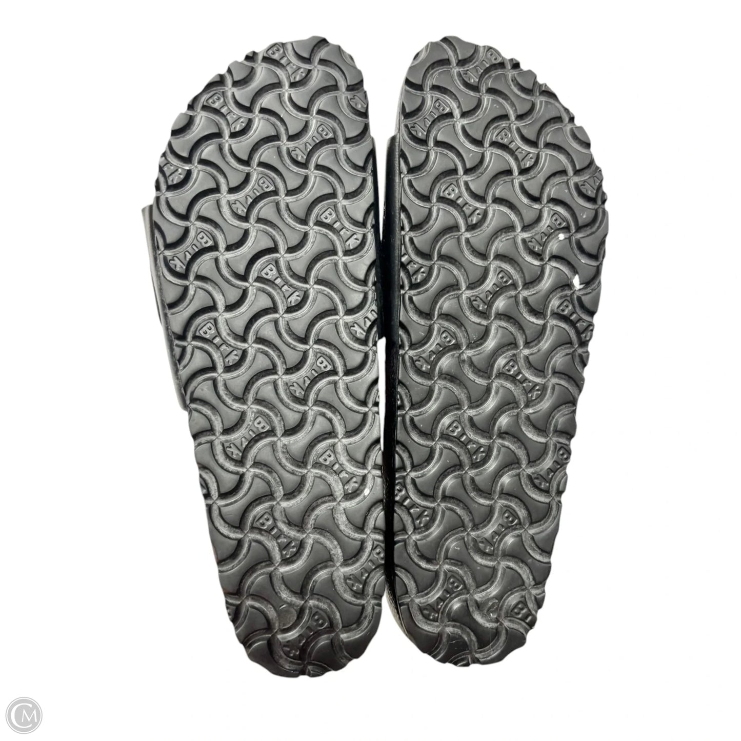 Sandals Flats By Birkenstock In Black, Size: 9.5