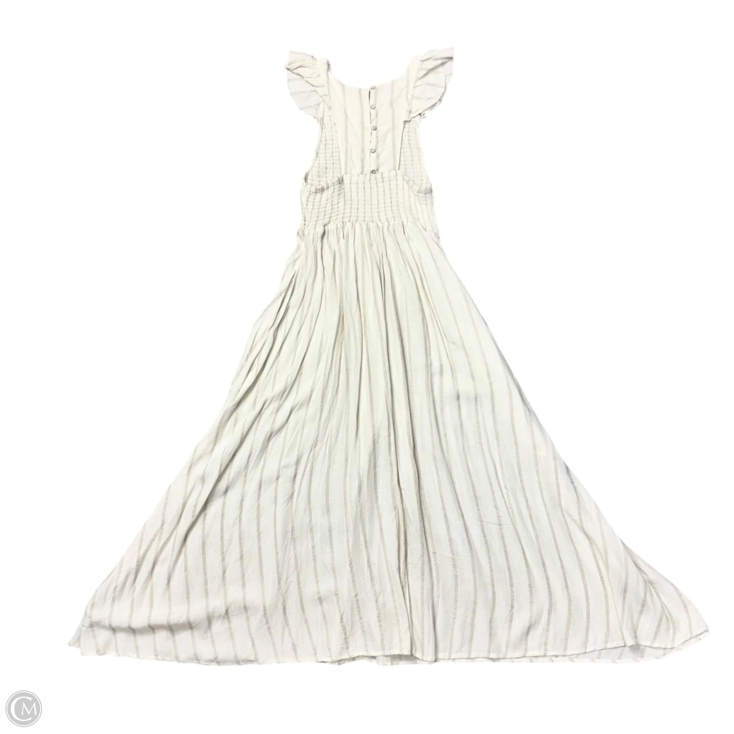 Dress Casual Maxi By Free People In Cream & Tan, Size: Xs