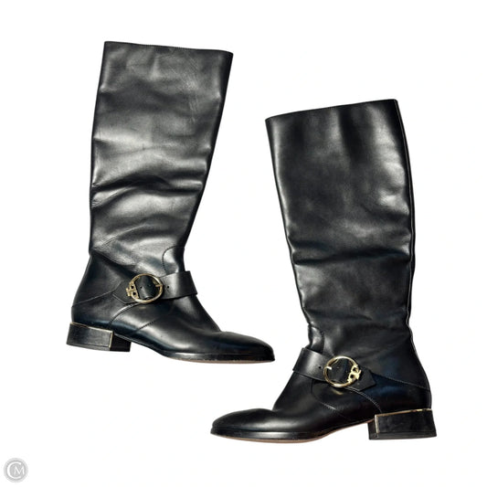 Boots Designer By Tory Burch In Black, Size: 10