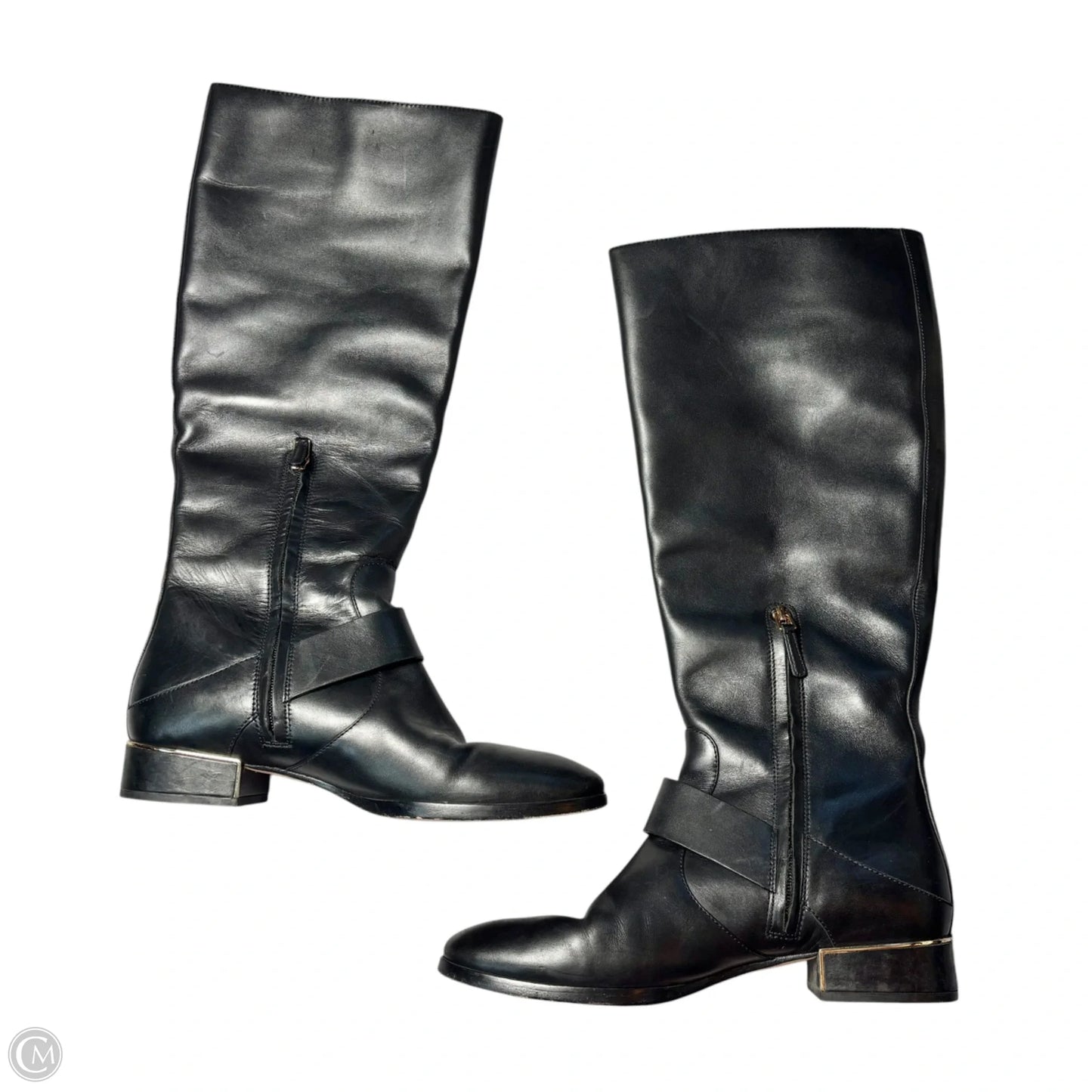 Boots Designer By Tory Burch In Black, Size: 10