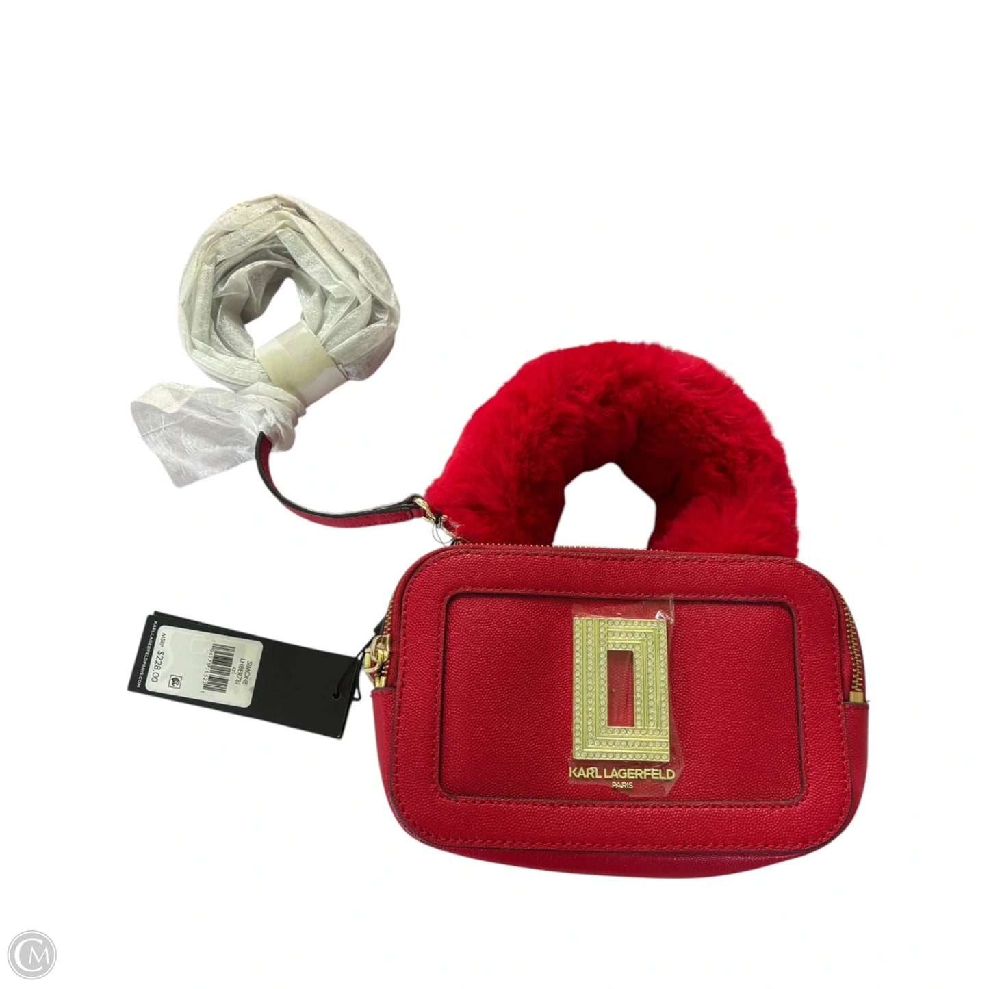 Crossbody Designer By Karl Lagerfeld, Size: Small