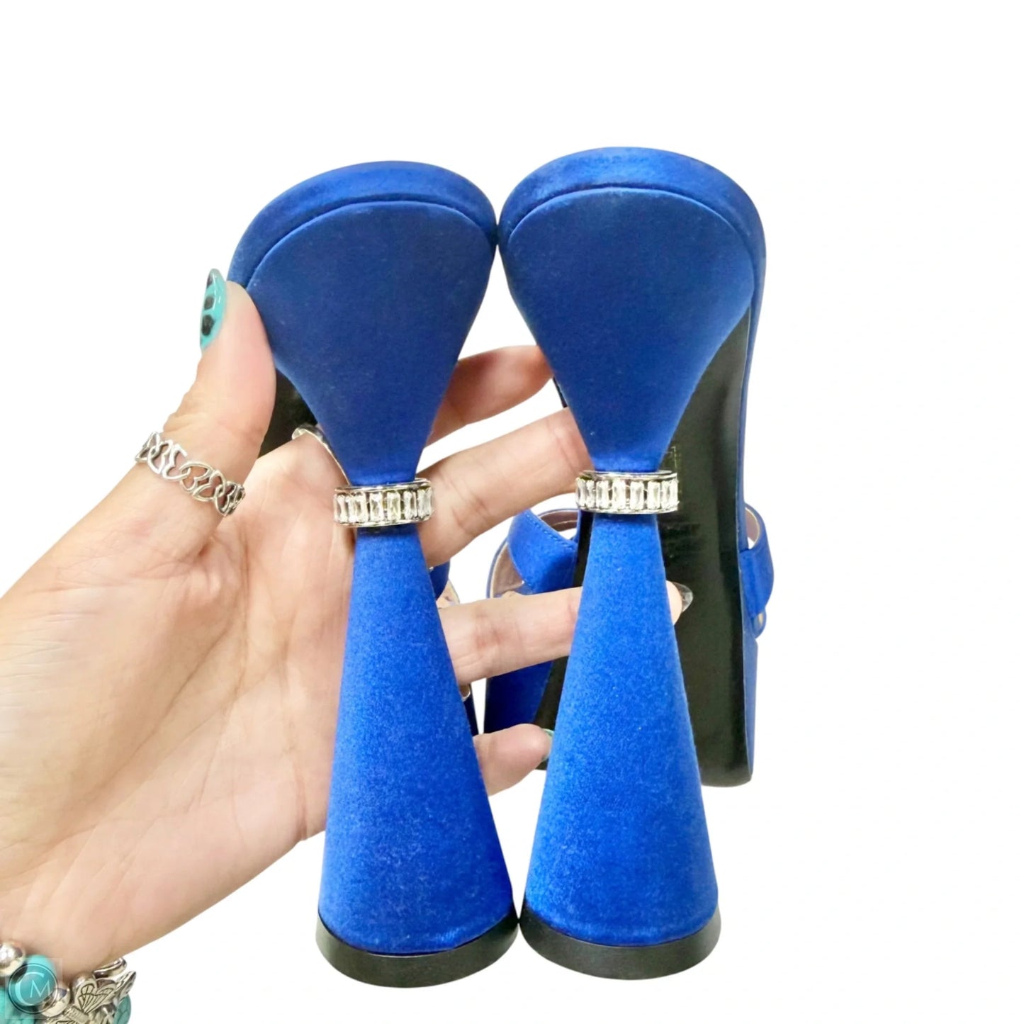 Shoes Designer By D’Accori In Blue, Size: 9