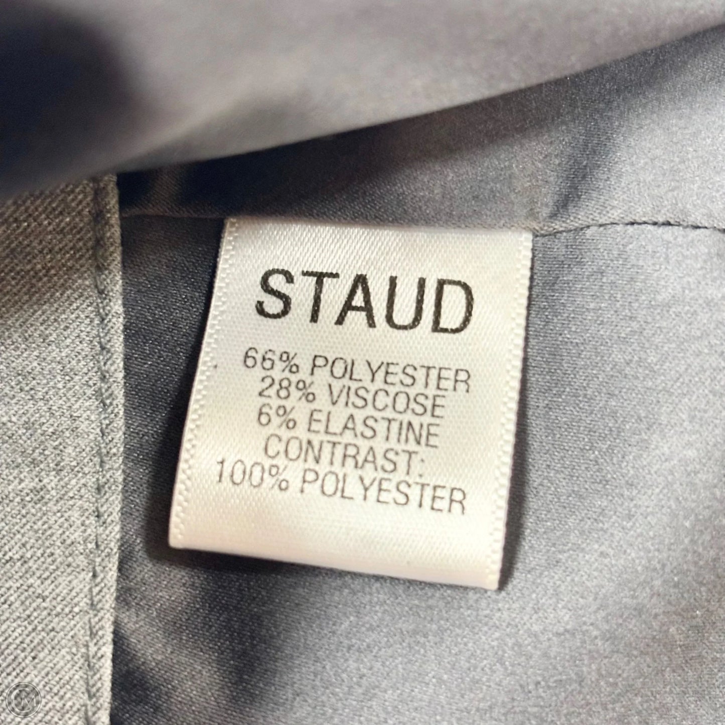 Top Short Sleeve By Staud In Grey, Size: M