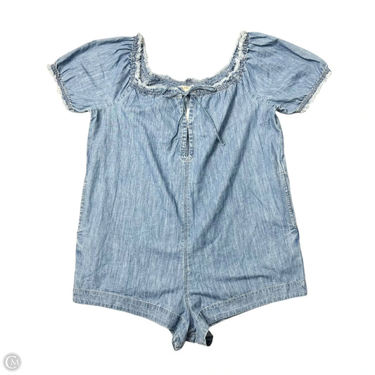 Romper By We The Free In Blue Denim, Size: L