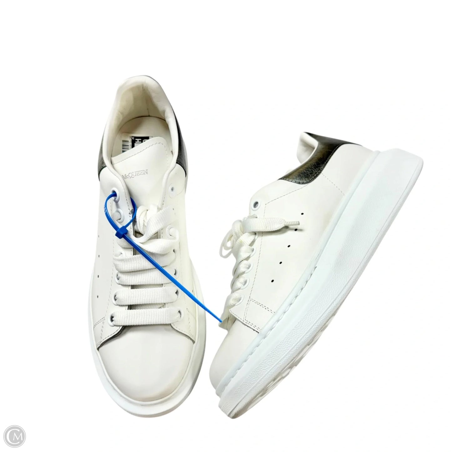 Shoes Luxury Designer By Alexander Mcqueen In White, Size: 10.5