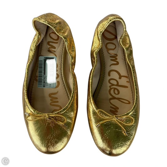 Shoes Flats By Sam Edelman In Gold, Size: 7