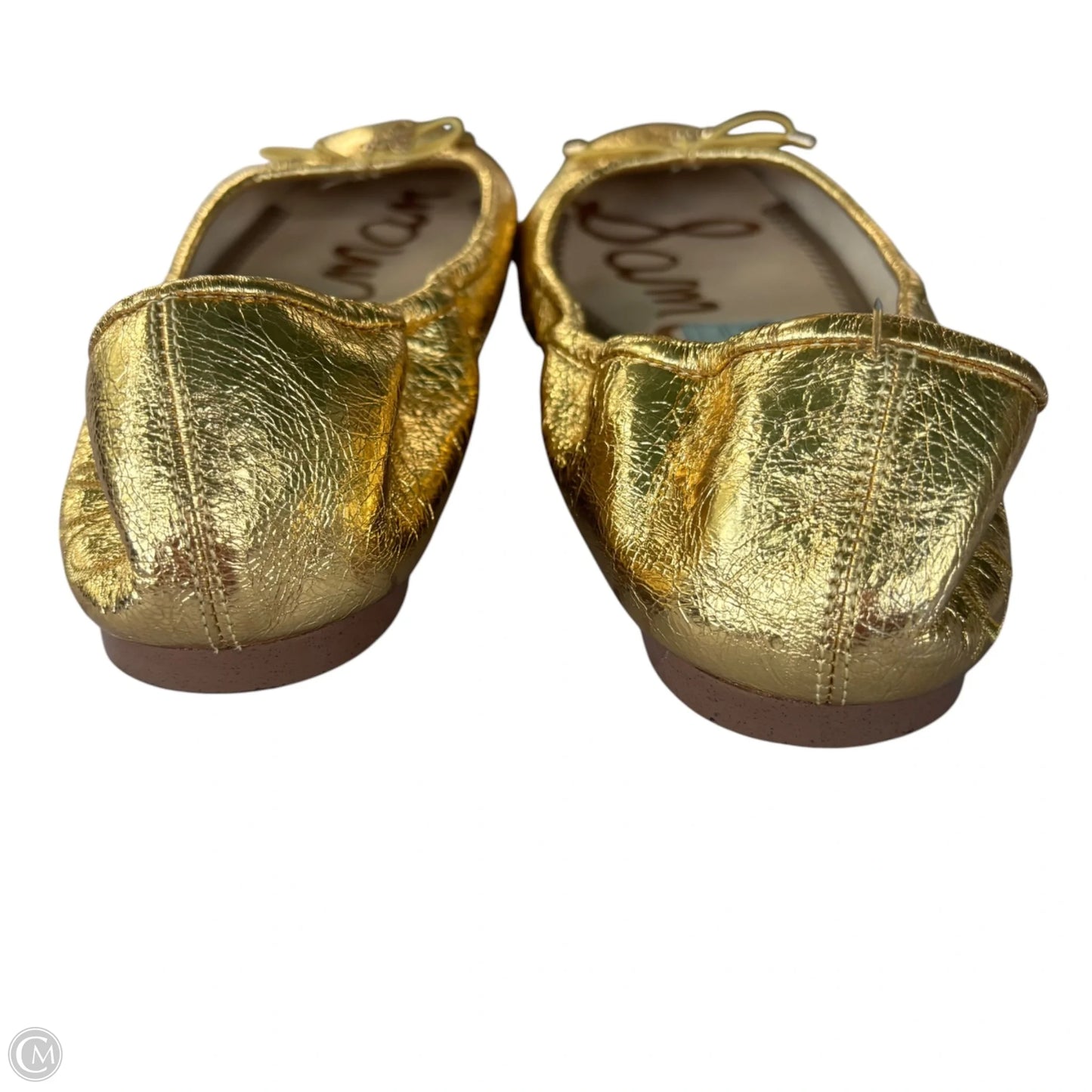 Shoes Flats By Sam Edelman In Gold, Size: 7