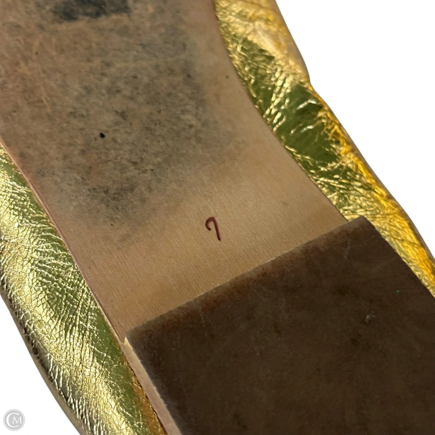 Shoes Flats By Sam Edelman In Gold, Size: 7