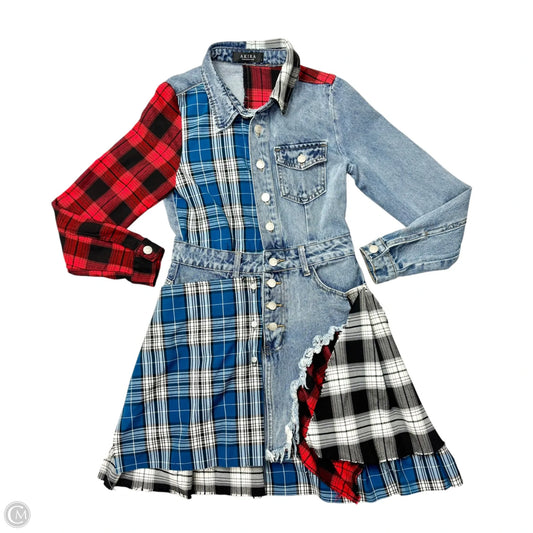 Dress Casual Short By Akira In Blue Denim, Size: S