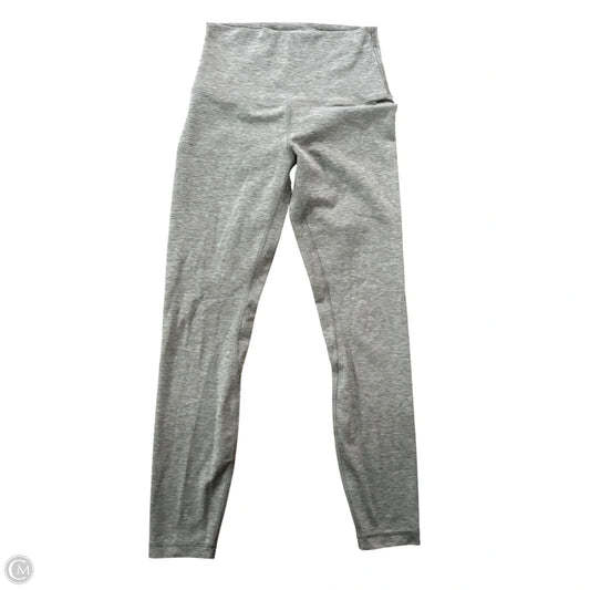 Athletic Leggings By Lululemon In Grey, Size: S