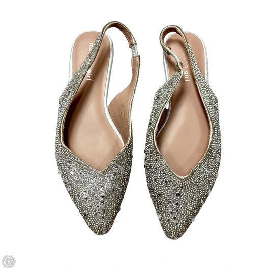 Shoes Flats By Madden Girl In Silver, Size: 7.5