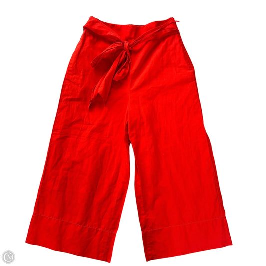 Pants Designer By Kate Spade In Red, Size: S