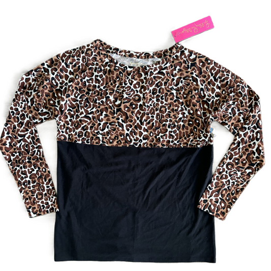 Top Long Sleeve Designer By Lilly Pulitzer In Animal Print, Size: Xs