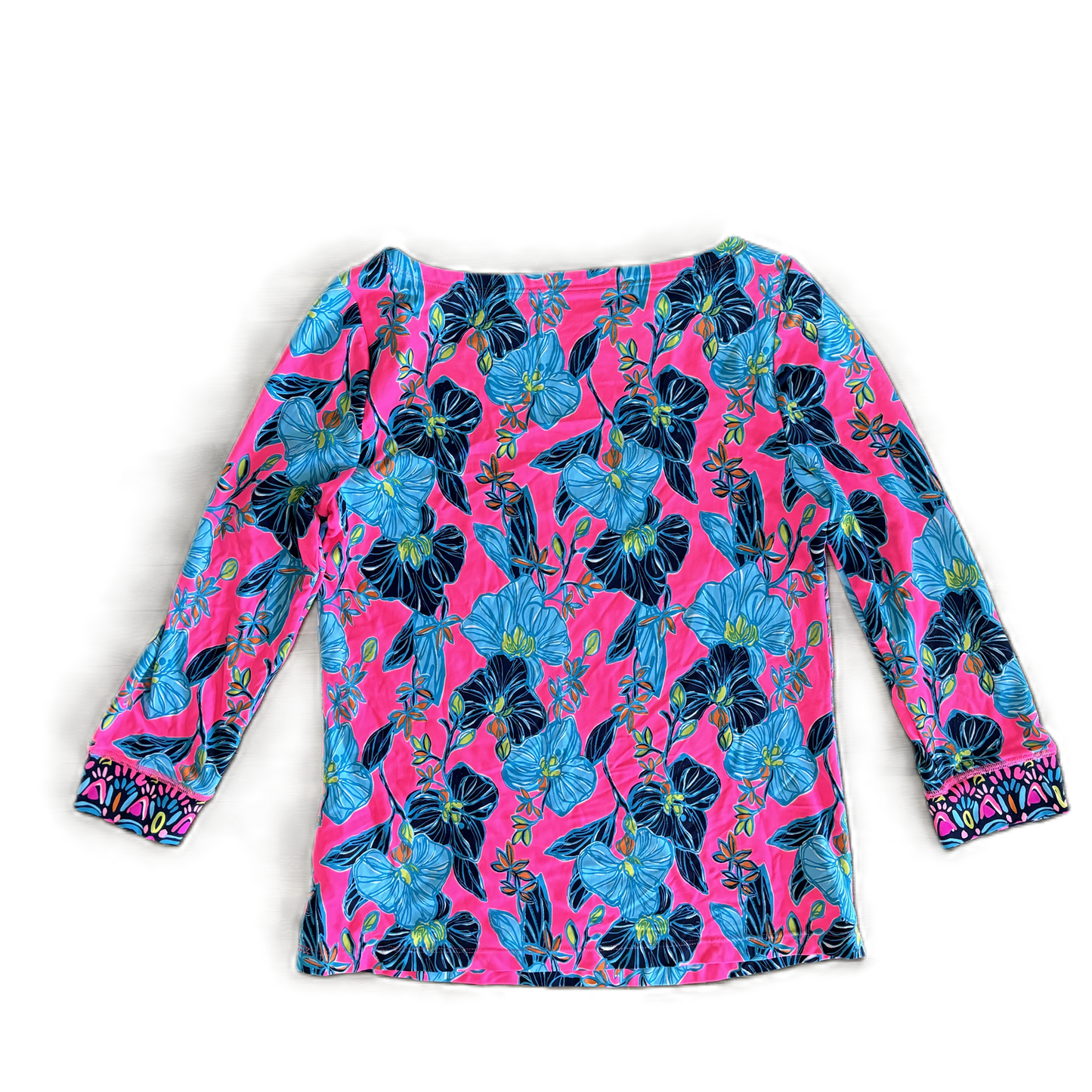 Tunic Designer By Lilly Pulitzer In Blue & Pink, Size: M