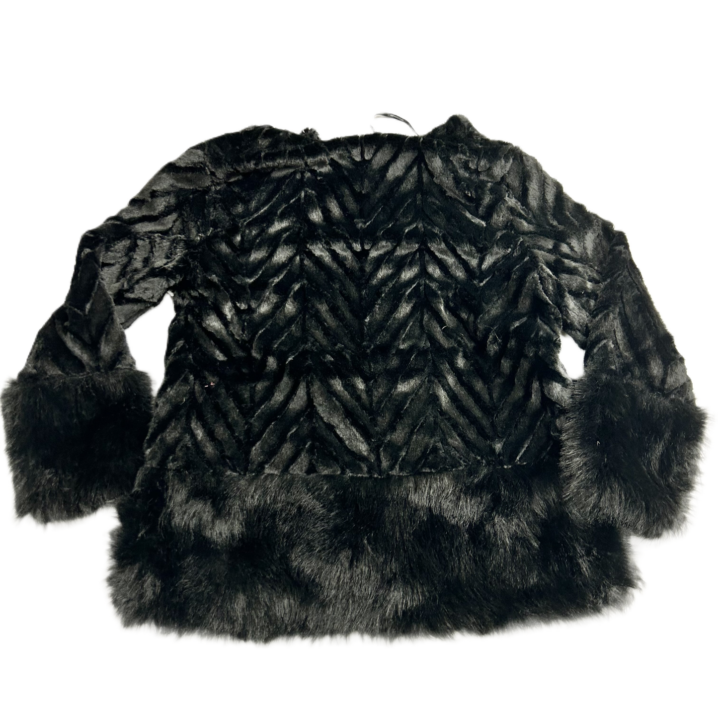 Coat Faux Fur & Sherpa By Nina Leonard, Size: L