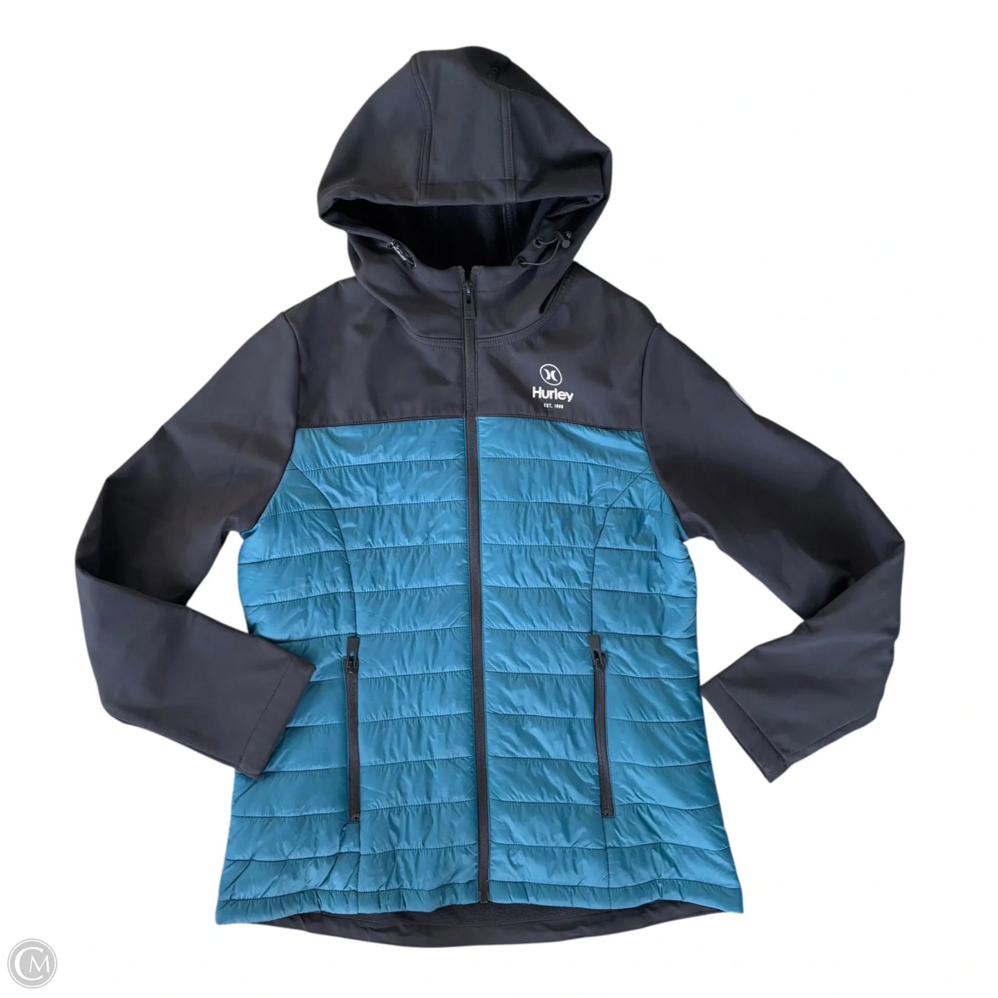Coat Other By Hurley In Black & Blue, Size: M