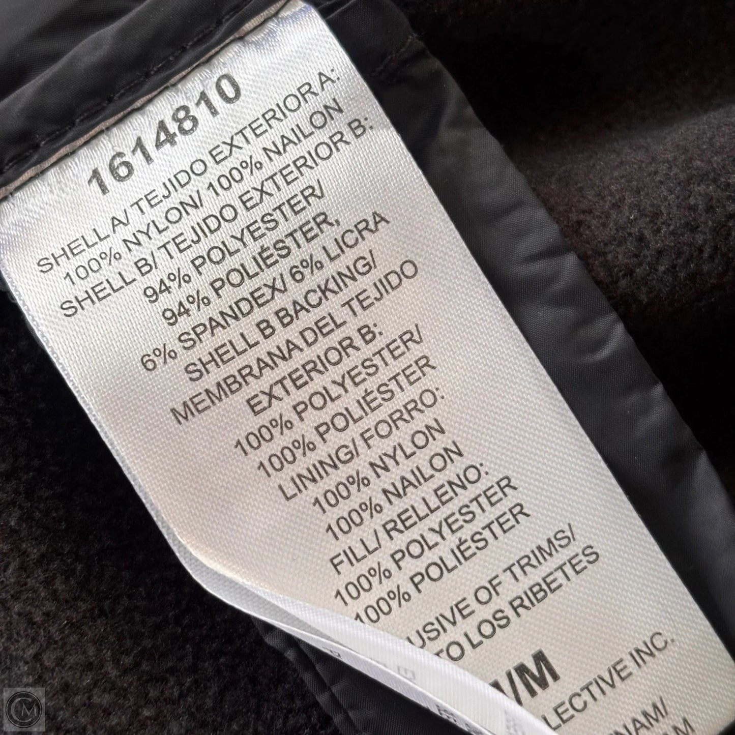 Coat Other By Hurley In Black & Blue, Size: M