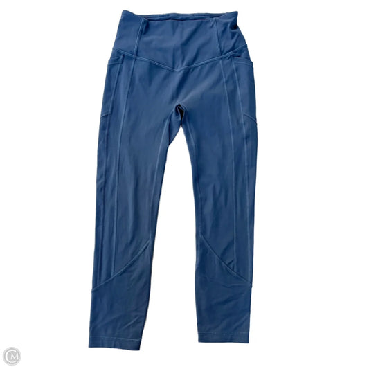 Athletic Pants By Lululemon In Blue, Size: 6