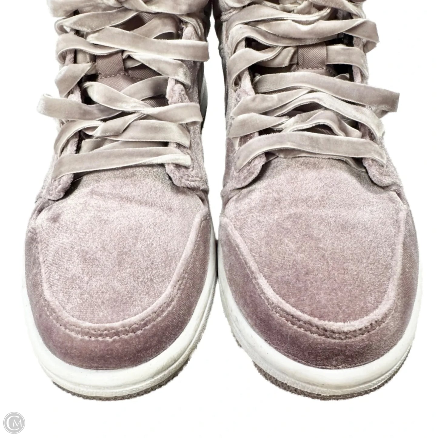 Shoes Luxury Designer By Jordan In Purple, Size: 8.5