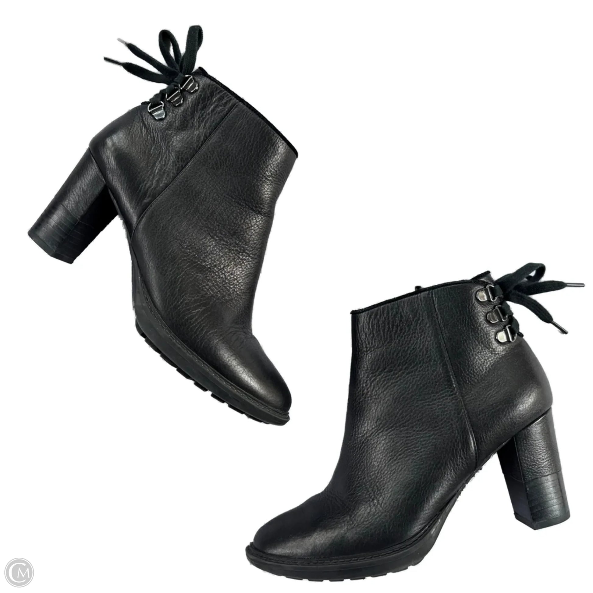 Boots Ankle Heels By Aerosoles In Black, Size: – Clothes