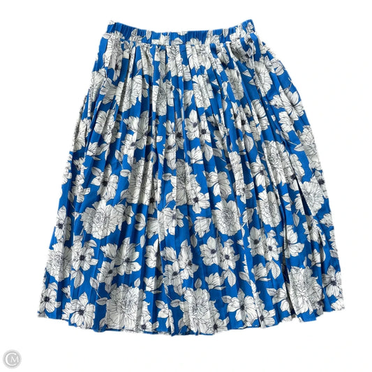 Skirt Maxi By Banana Republic In Blue, Size: S
