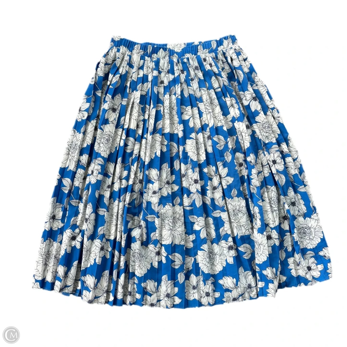 Skirt Maxi By Banana Republic In Blue, Size: S