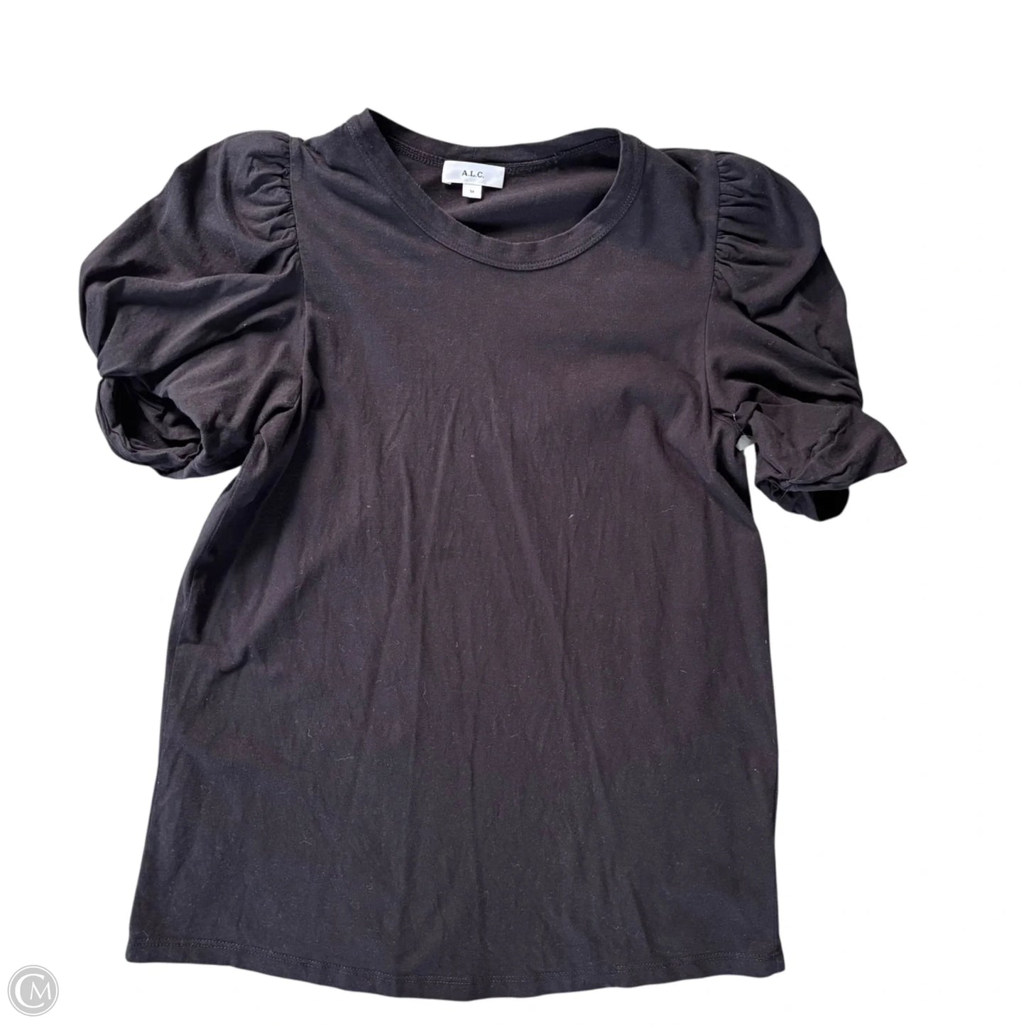 Top Short Sleeve By Alc In Black, Size: M