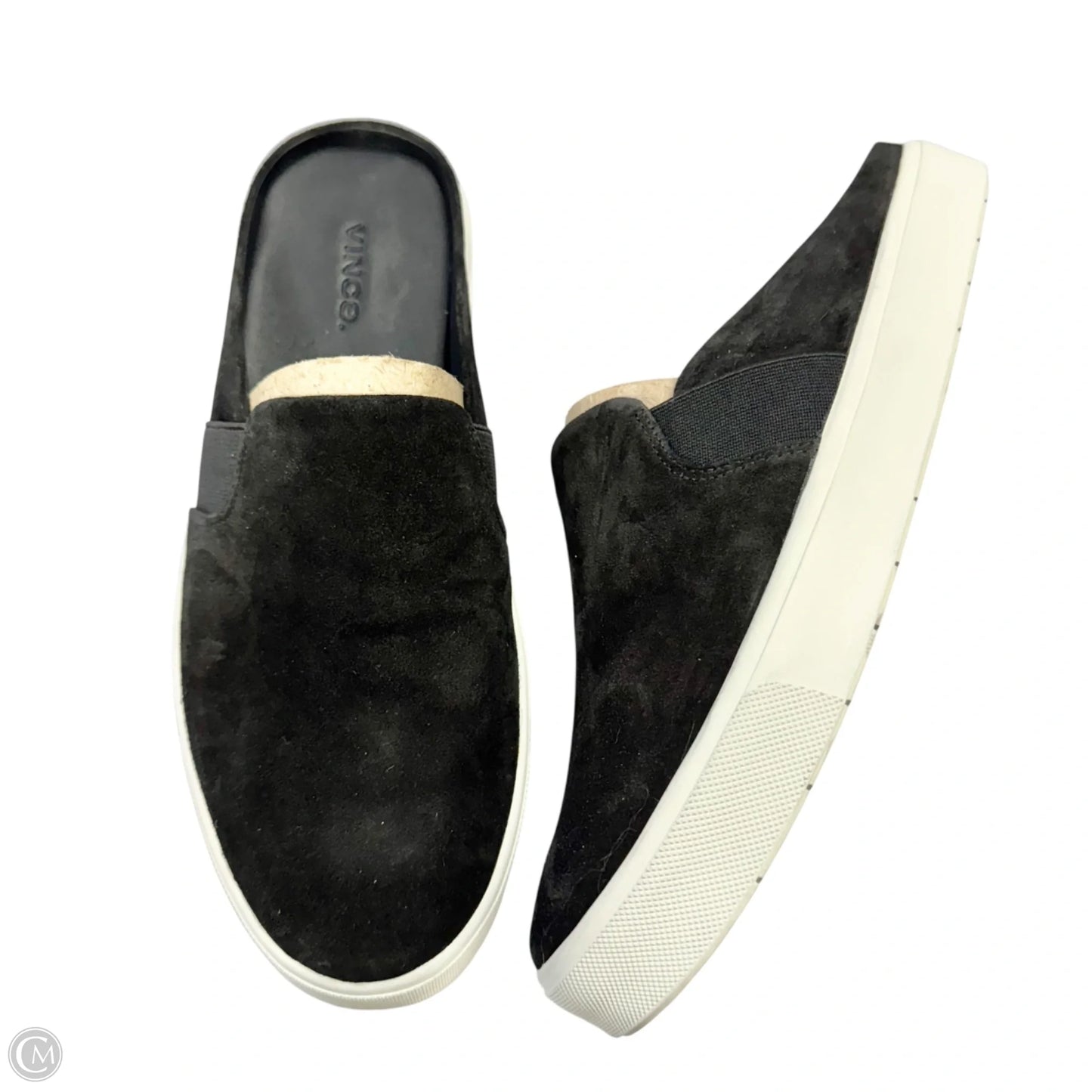 Shoes Flats By Vince In Black, Size: 8