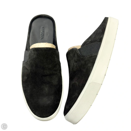 Shoes Flats By Vince In Black, Size: 8
