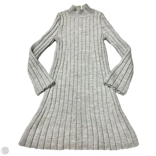 Dress Sweater By Anthropologie In Grey, Size: M