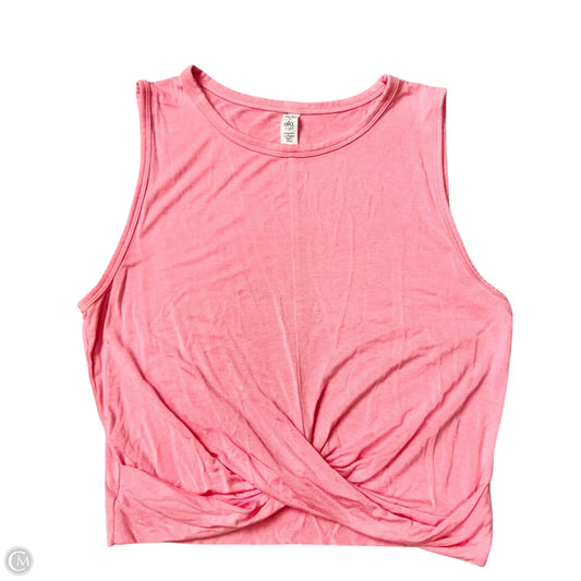 Athletic Tank Top By Alo In Pink, Size: S