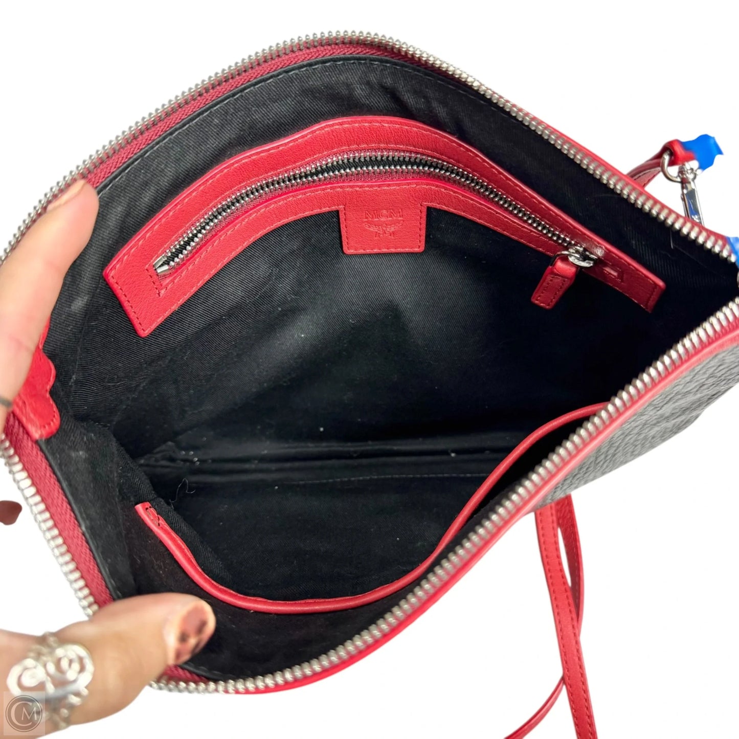 Crossbody Luxury Designer By Mcm, Size: Medium