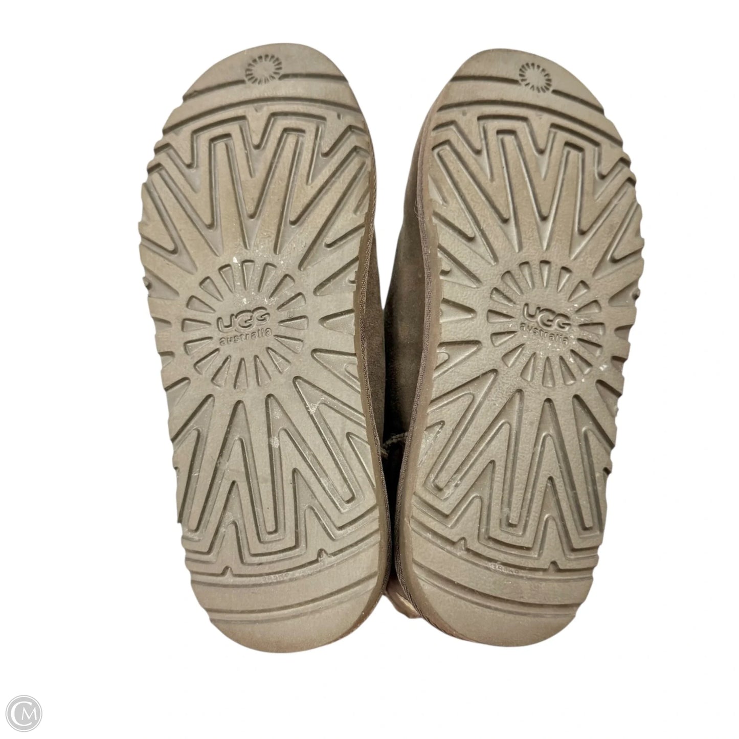 Boots Designer By Ugg In Brown, Size: 5