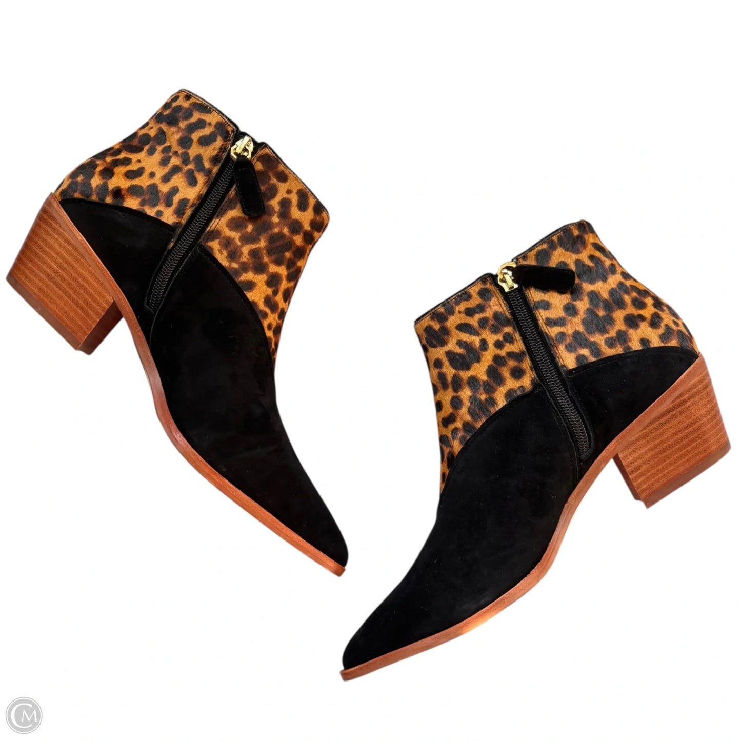 Boots Ankle Heels By Louise Et Cie In Animal Print, Size: 10