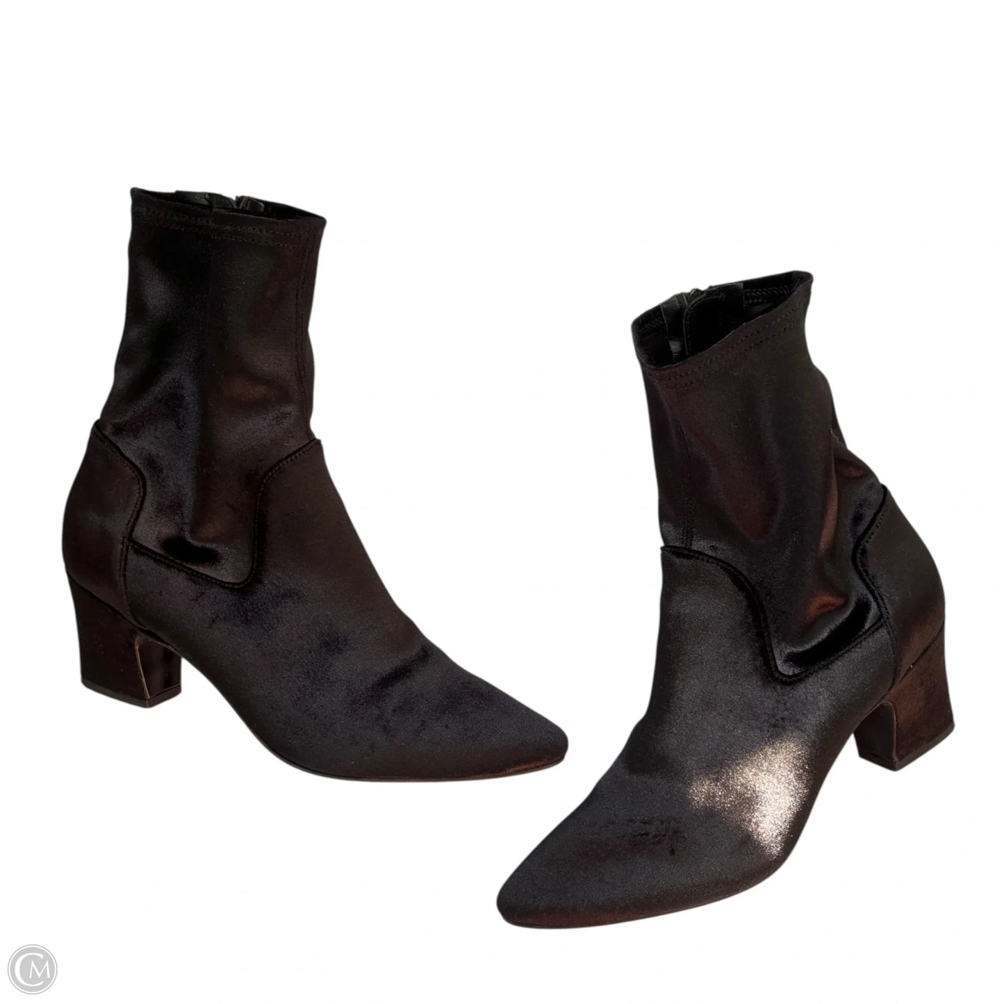 Boots Ankle Heels By Aquatalia In Black, Size: 10