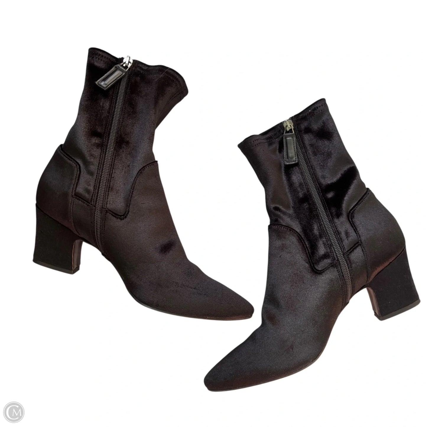 Boots Ankle Heels By Aquatalia In Black, Size: 10