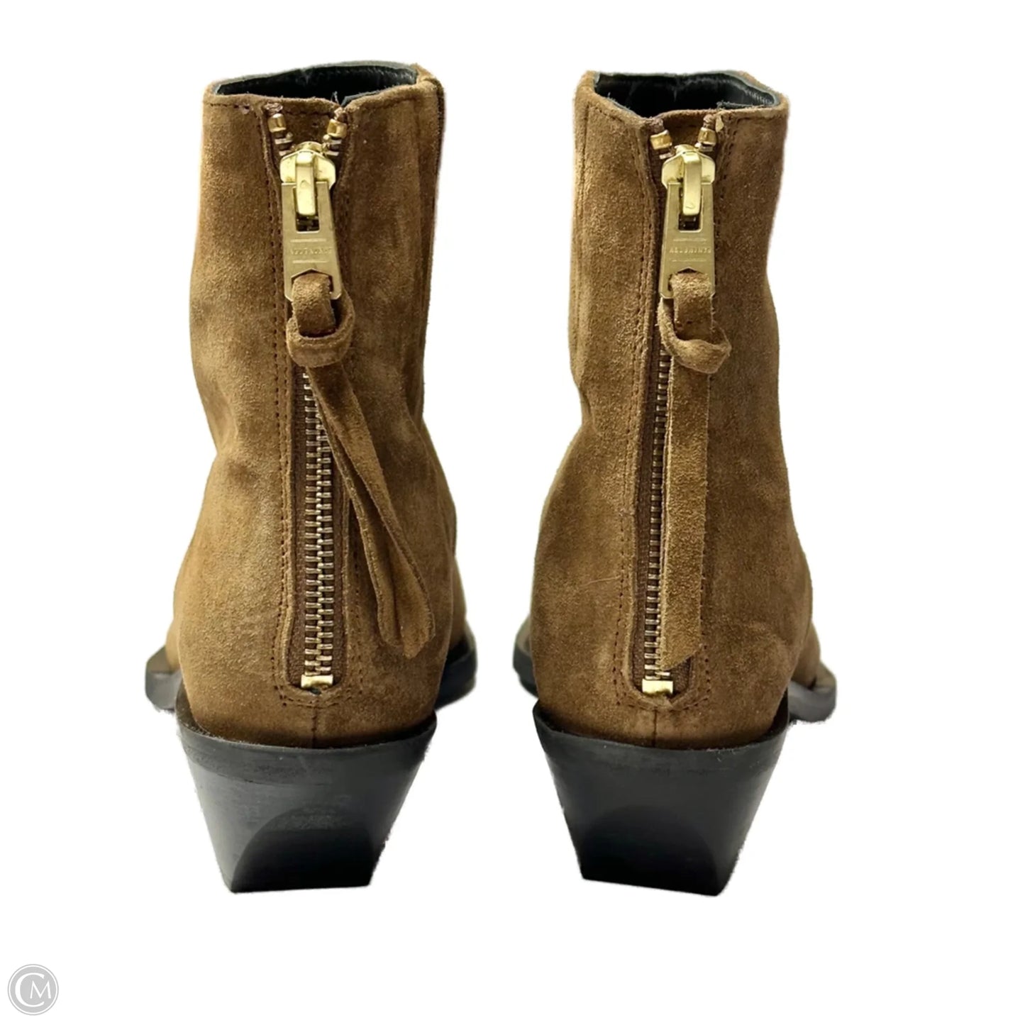 Boots Designer By All Saints In Brown, Size: 5.5