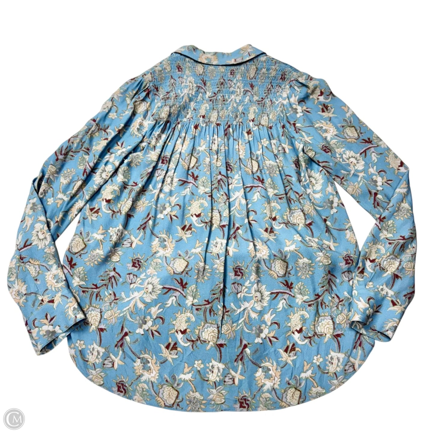 Top Long Sleeve By Veronica Beard In Blue, Size: M