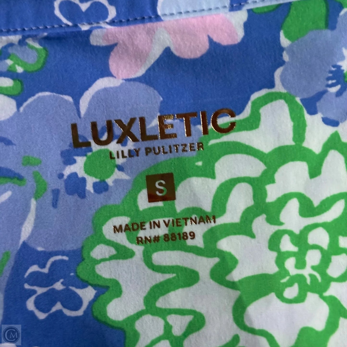 Jacket Designer By Lilly Pulitzer In Blue & Green, Size: S