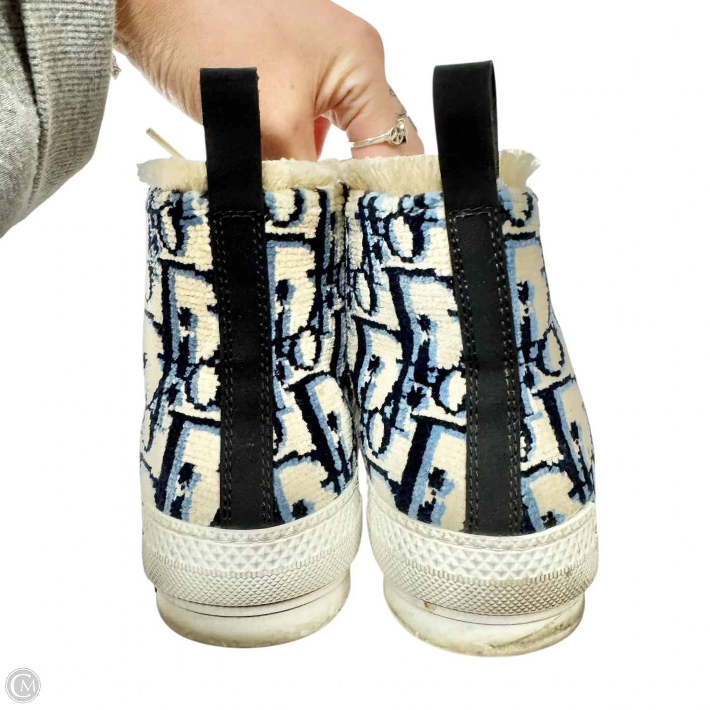 Shoes Luxury Designer By Dior In Blue, Size: 8.5