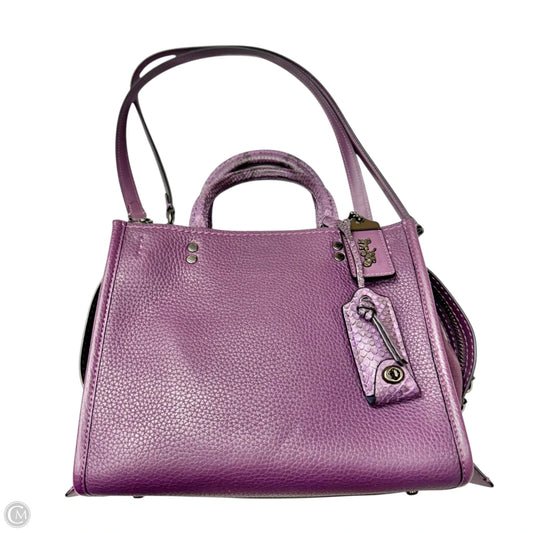 Handbag Designer By Coach, Size: Medium