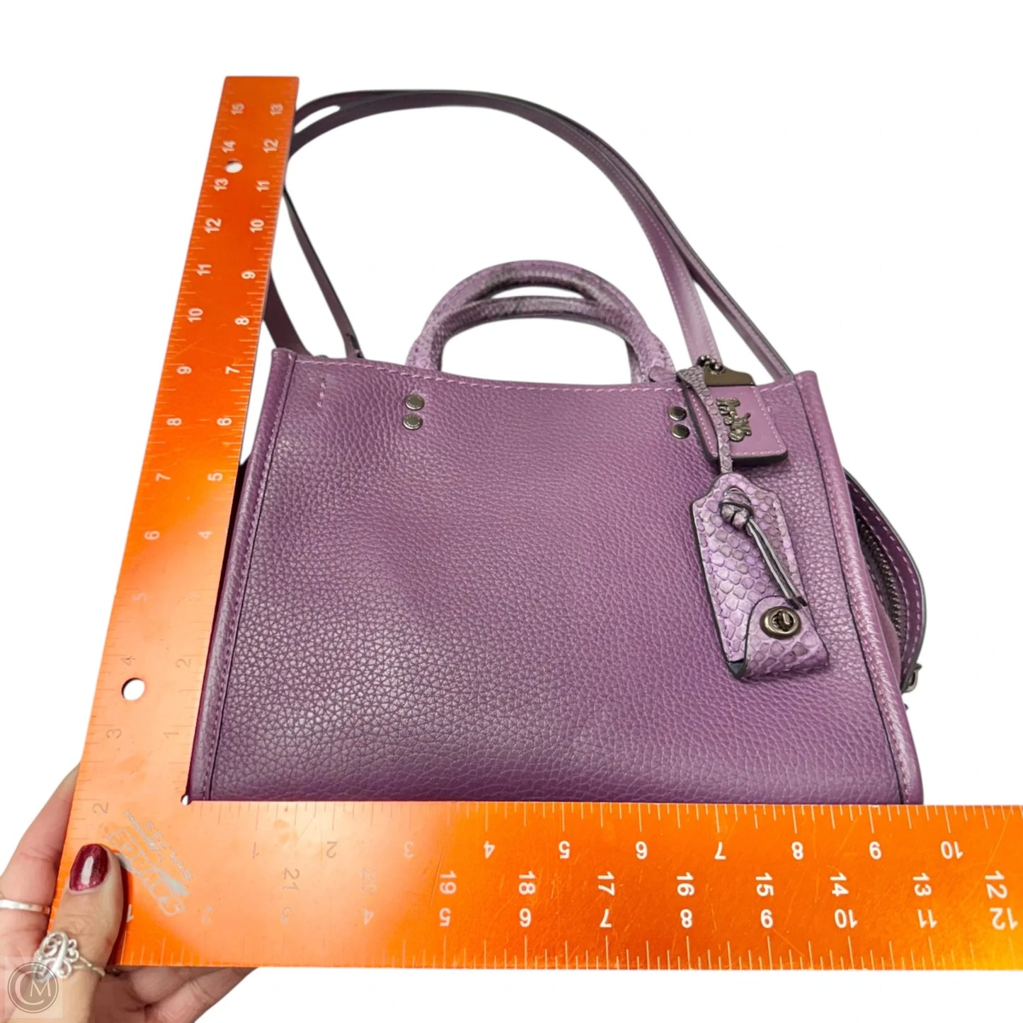 Handbag Designer By Coach, Size: Medium