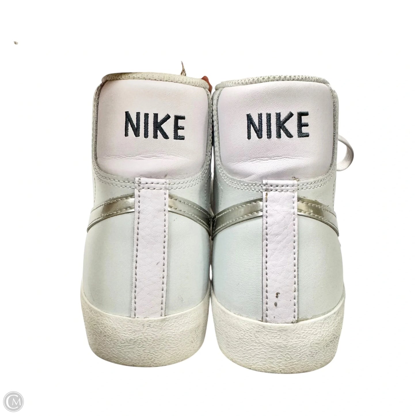 Shoes Sneakers By Nike In Blue & Silver, Size: 8.5
