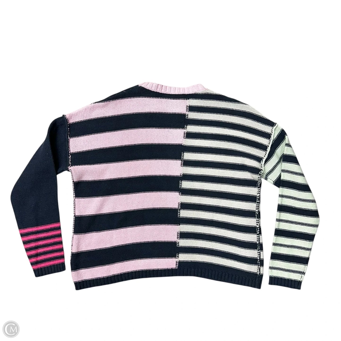 Sweatshirt Collar By Lisa Todd In Blue, Size: L