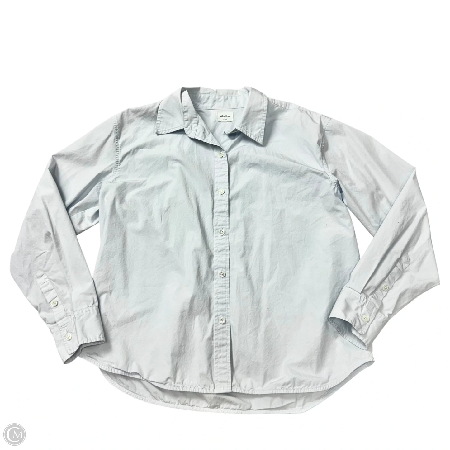 Top Long Sleeve By Wilfred In Blue, Size: S