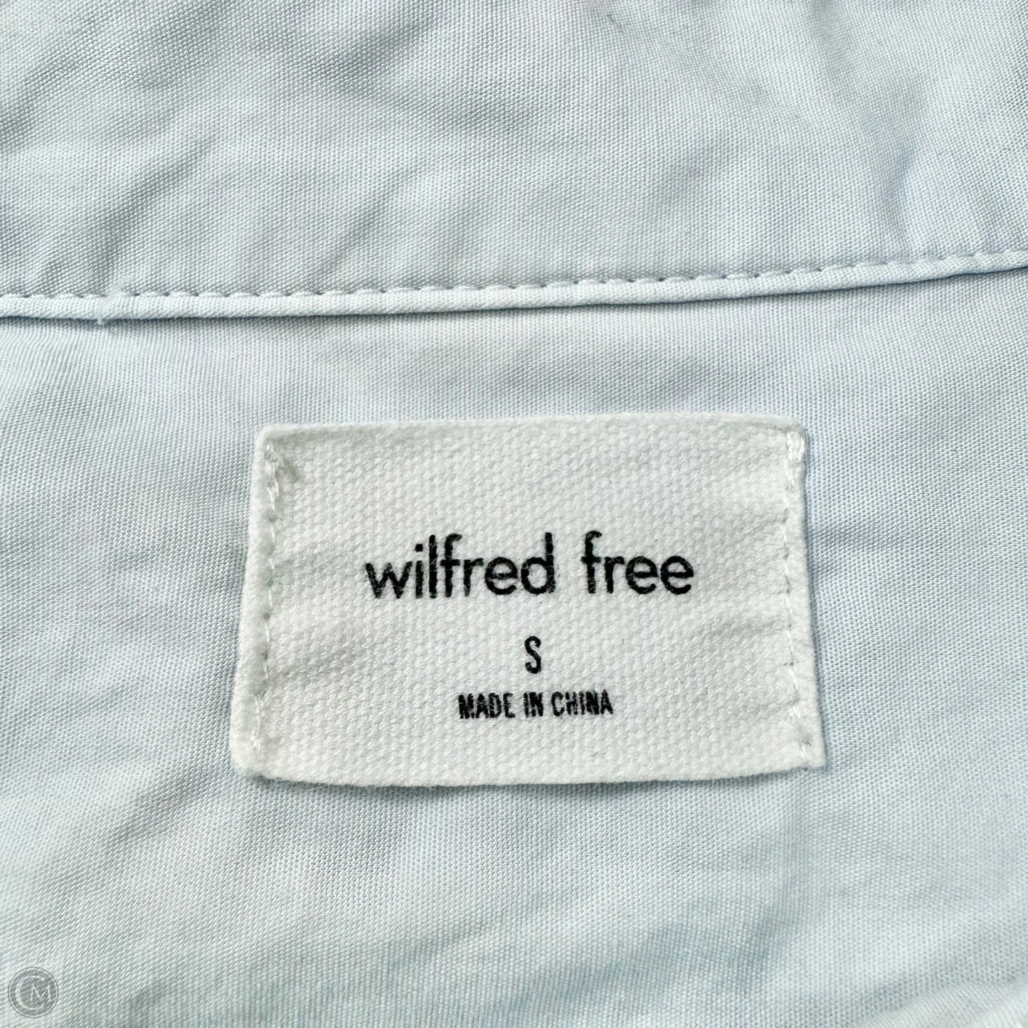Top Long Sleeve By Wilfred In Blue, Size: S