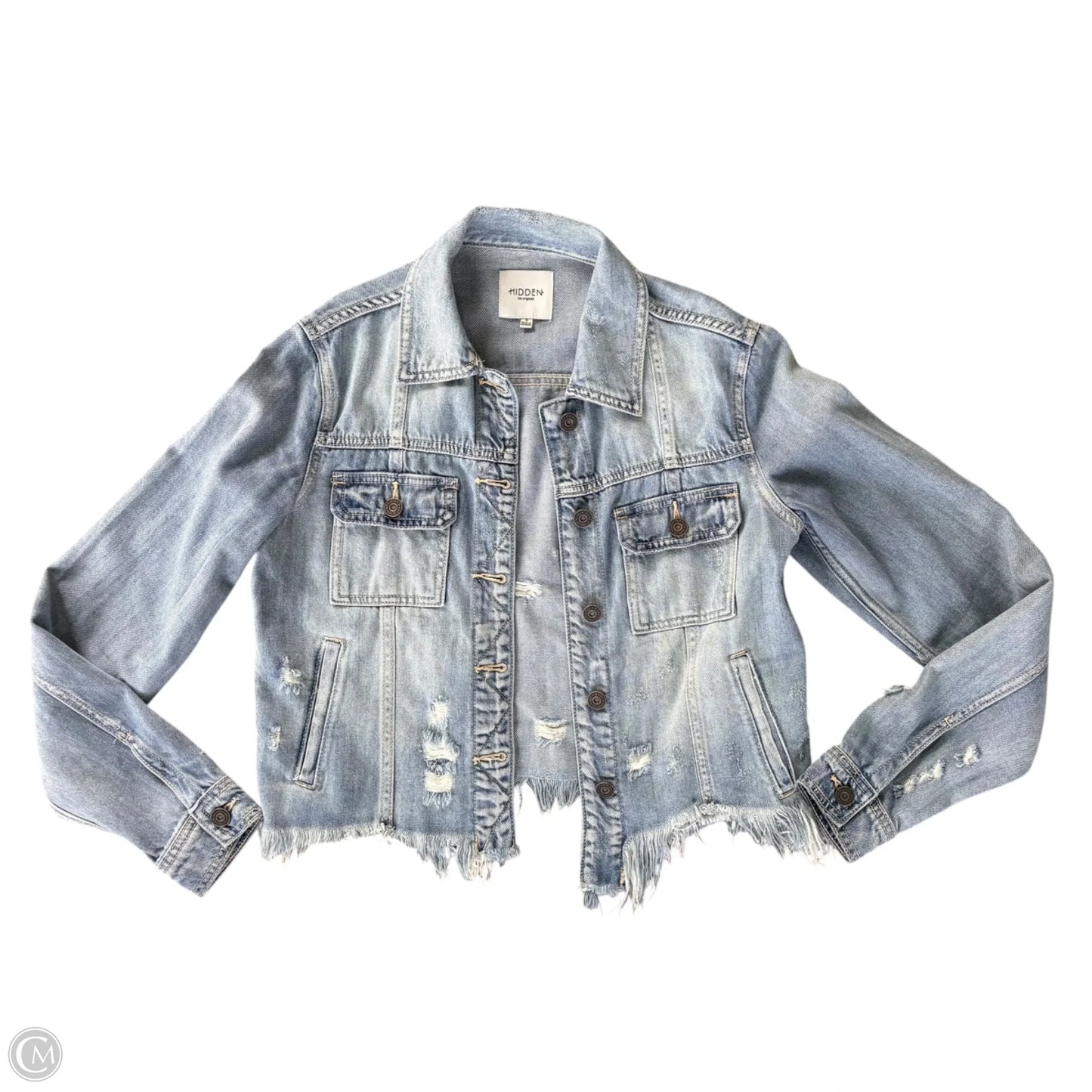 Jacket Denim By Hidden In Blue, Size: S