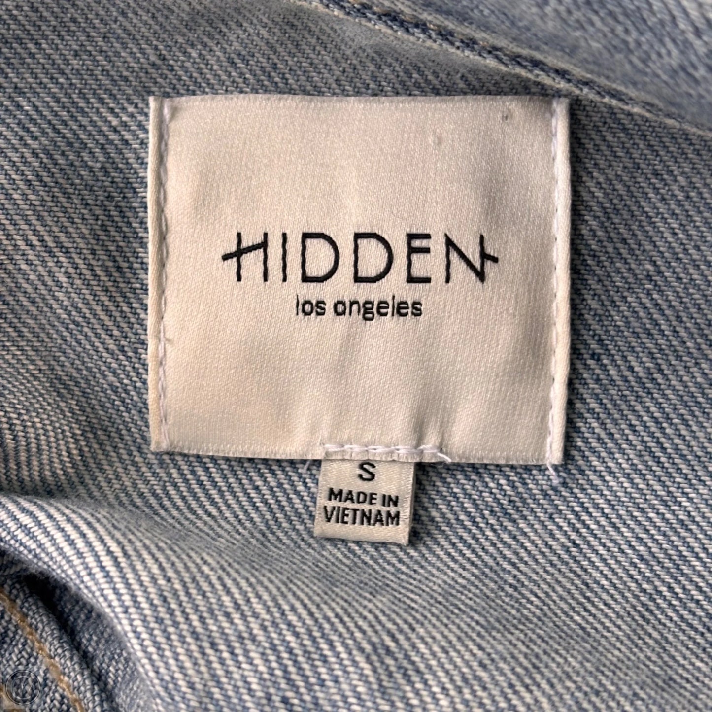 Jacket Denim By Hidden In Blue, Size: S