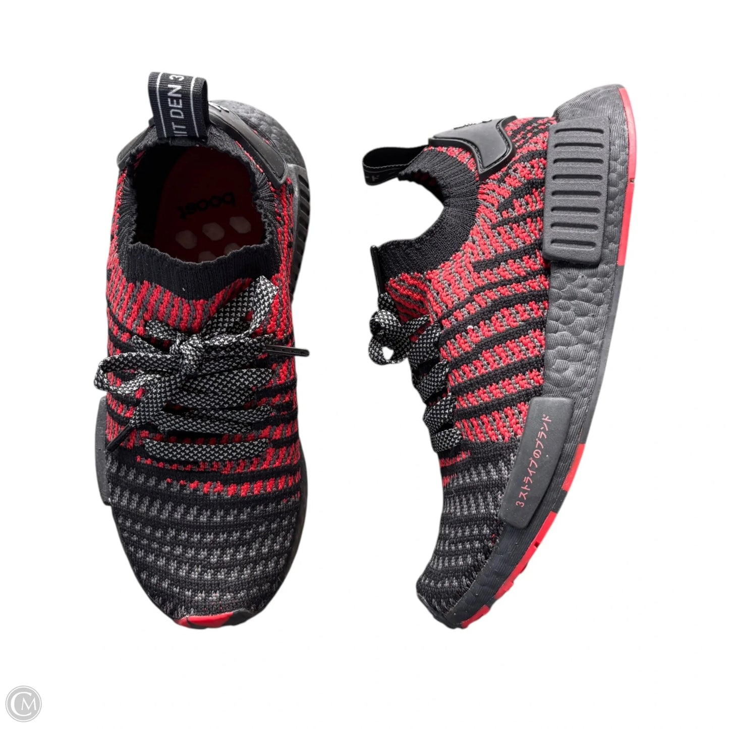 Shoes Sneakers By Adidas In Black & Red, Size: 7